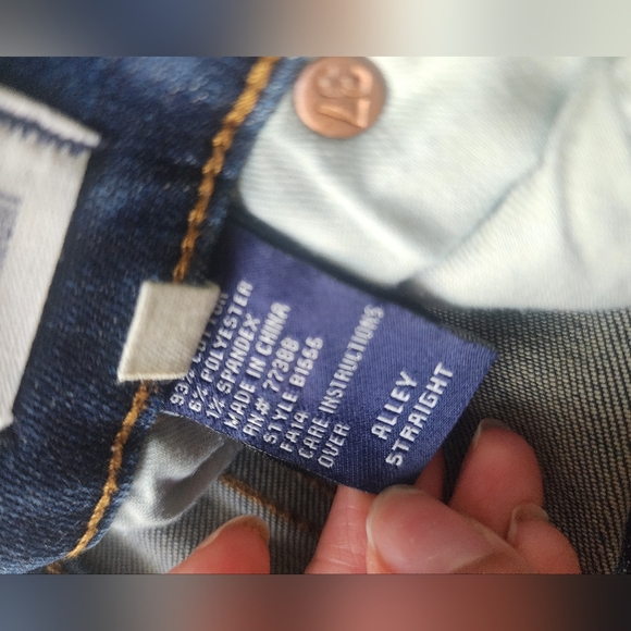 Madewell Alley Straight Jeans whiskered denim womens size 29 - Picture 10 of 12